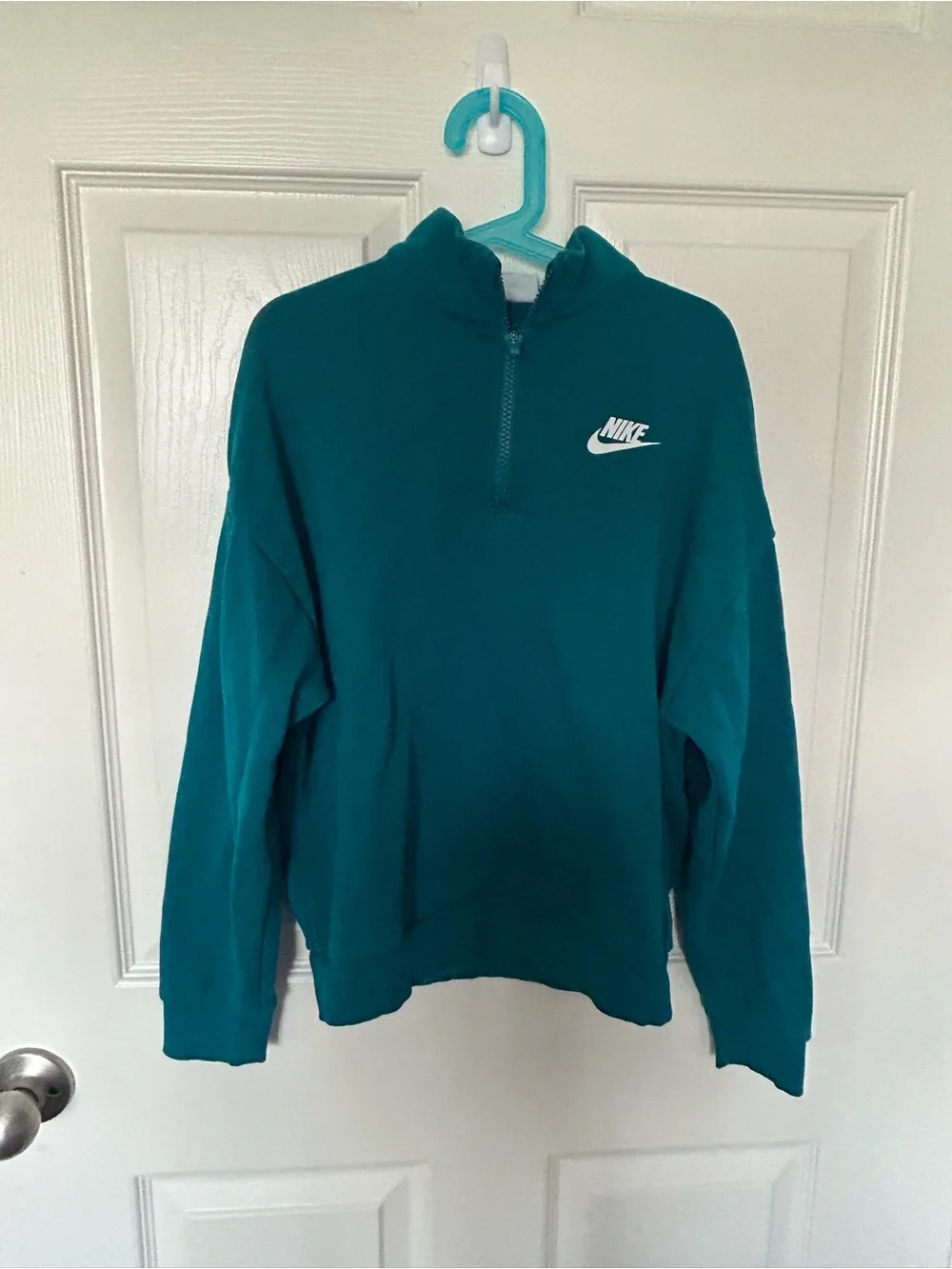 Nike Teal Kids Sweatpants & Joggers Set with White Logo